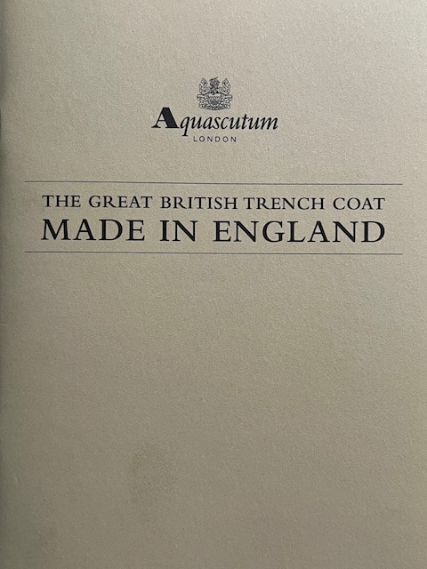 Aquascutum brochure
